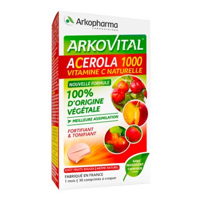 ARKOVITAL Acerola 1000 Vitamina C 30 Comp