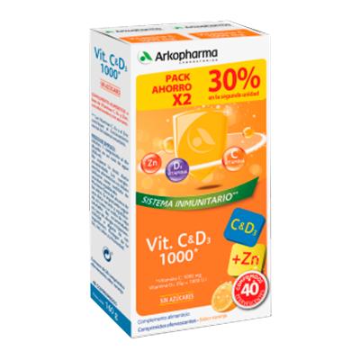 ARKOVITAL Vitamina C&D3 1000 mg 2*20 Comp