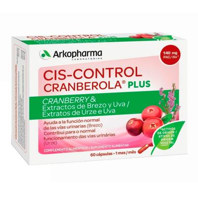 CIS-CONTROL CRANBEROLA Bienestar Urinario 60 Caps