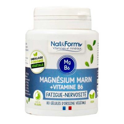 Complemento Alimenticio Magnesio y Vitamina B6 80 Cáps